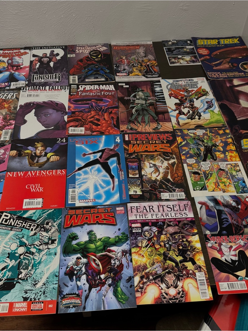 Comics on Table